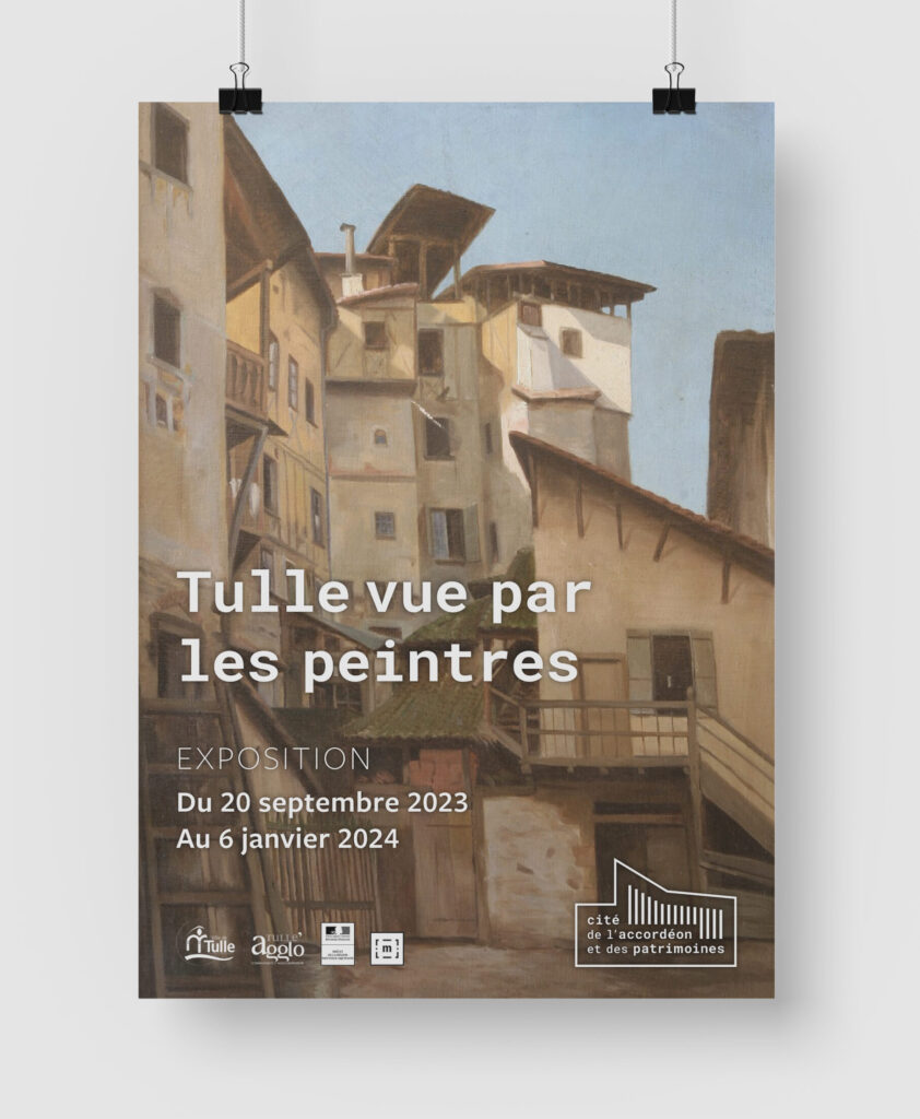 Charte graphique des affiches de la Cité de l'accordéon de Tulle