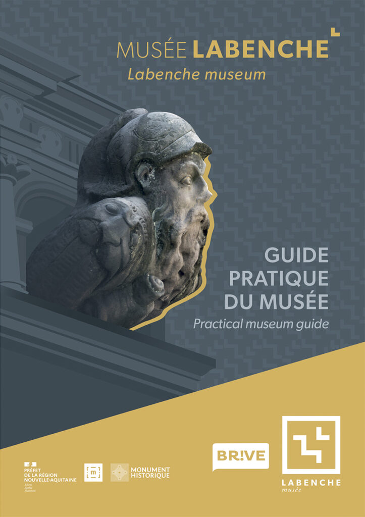 Dépliant guide de visite avec plans du musée Labenche, version 2023, couverture