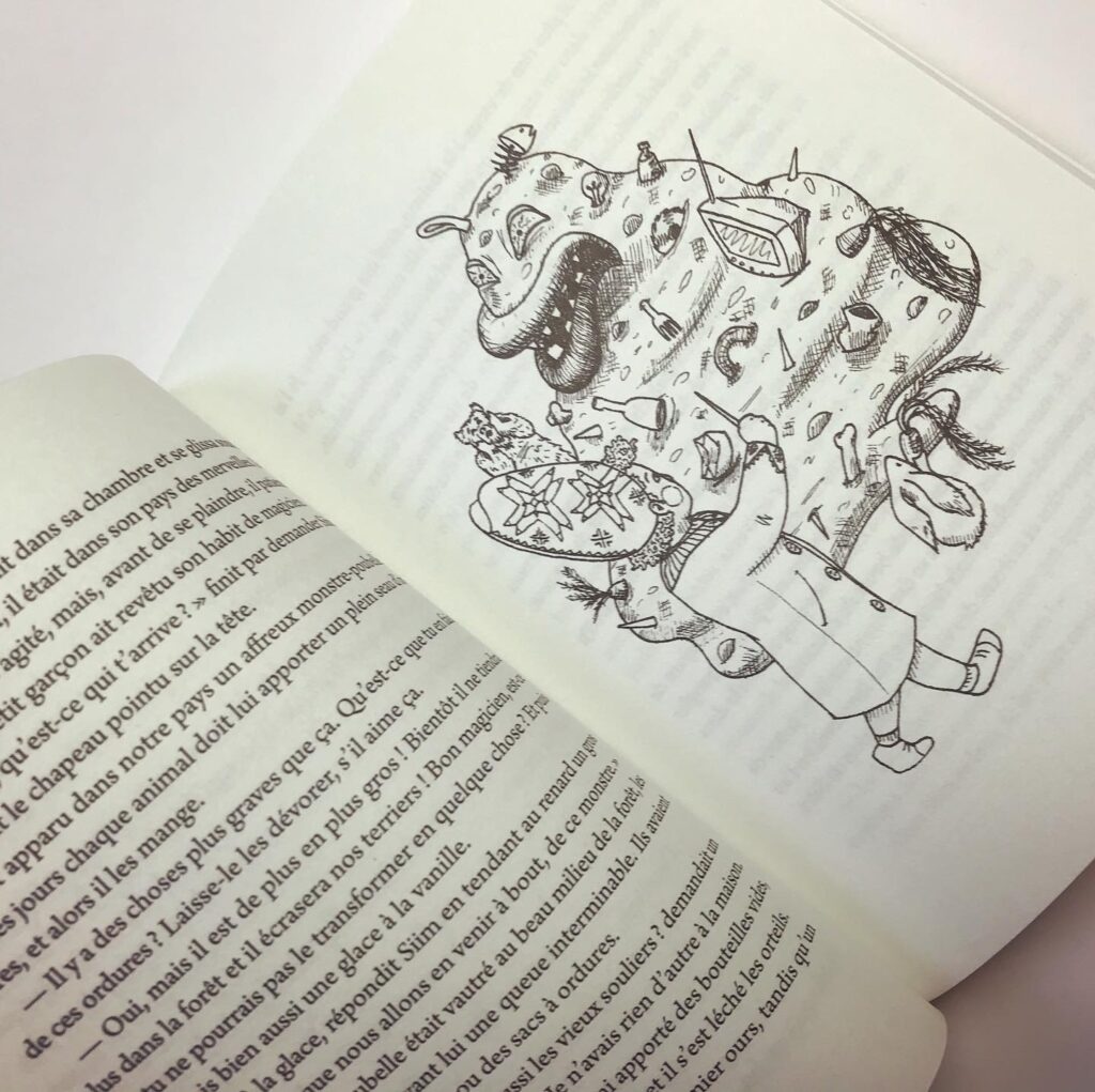 Illustration intérieure du livre Les Secrets de Andrus Kivirahk (1/2)
