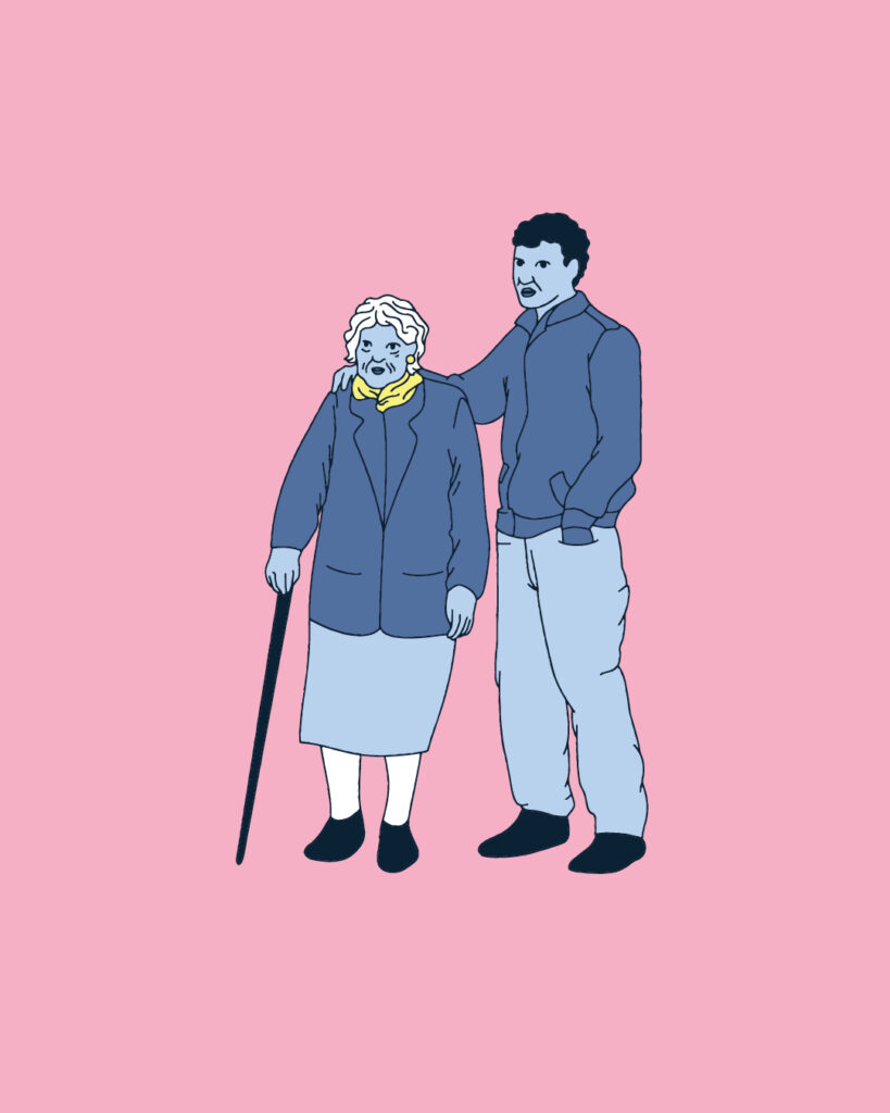 Rencontres cinéma et société 2025, illustration de personnages 2/3